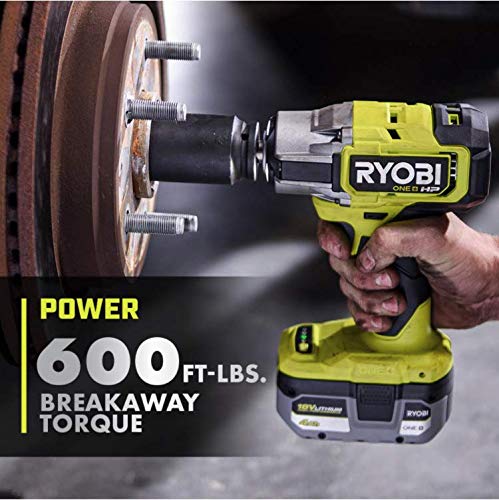 RYOBI - ONE+ HP 18V Brushless Cordless 4-Mode ½ in. Impact Wrench (Tool Only) - P262