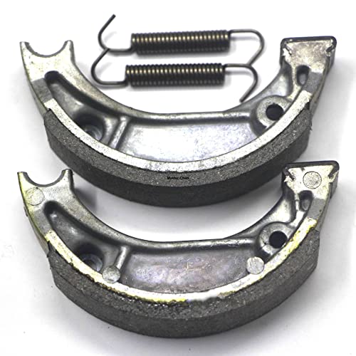 Master Chen Front Rear Brake Shoes for Honda Ruckus 50 NPS50 NPS50S 2003-2019 - Metropolitan 50/50II CHF50 CHF50S CHF50P Jazz 50 2002-2011 - Elite 80 CH80 1985-2007 Rear Brakes Drum 333 MC0238