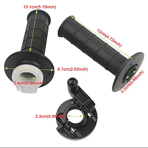 HIFROM Throttle Grip with Cable Handle Bar Replacement for Honda CS65 CS77 CS90 CT70 CT90 CT110 CT125 QA50