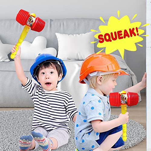 ArtCreativity Giant Squeaky Hammer, Jumbo 14 Inch Kids’ Squeaking Hammer Pounding Toy, Clown, Carnival, and Circus Birthday Party Favors, Great Gift for Boys and Girls Ages 3 Plus
