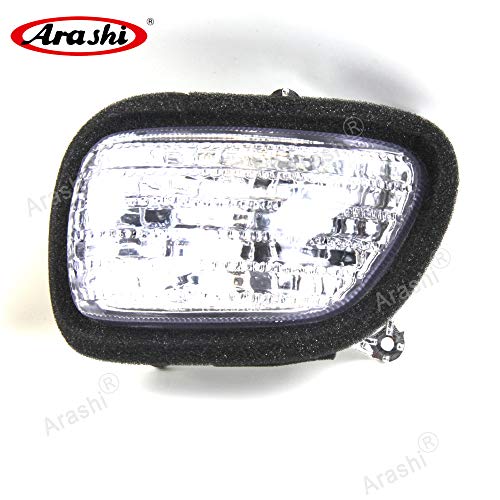 Arashi Front Indicator Turn Signal Lens Light Cover for Honda GL1800 Goldwing 2001-2017 Motorcycle Replacement Accessories Clear Lens GL 1800 2002 2003 2004 2005 2006 2007 2008 2009