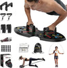 LALAHIGH Push Up Board, Upgraded 15 in 1 Push Up Bar, Premium ABS Pushup Stands w/ Drawstring Bag, Professional Pushup System for Chest, Tricep, Back, & Abs Workout, Portable Home Strength Training Equipment