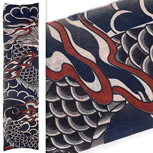 12 Pieces Tattoo Sleeves Set Fake Sunscreen Arm Sleeves Soft Elasticity Flower Arm Gloves Cycling (Chic Pattern)