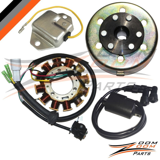 STATOR REGULATOR IGNITION COIL FLYWHEEL Fits YAMAHA BANSHEE 350 YFZ350 1995-2006 FREE FEDEX 2 DAY SHIPPING