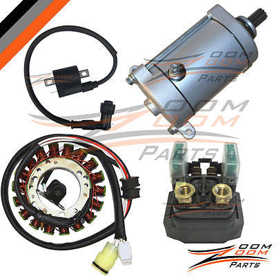 2003 - 2006 Yamaha Kodiak 450 YFM450 Starter Motor Ignition Coil Relay Stator