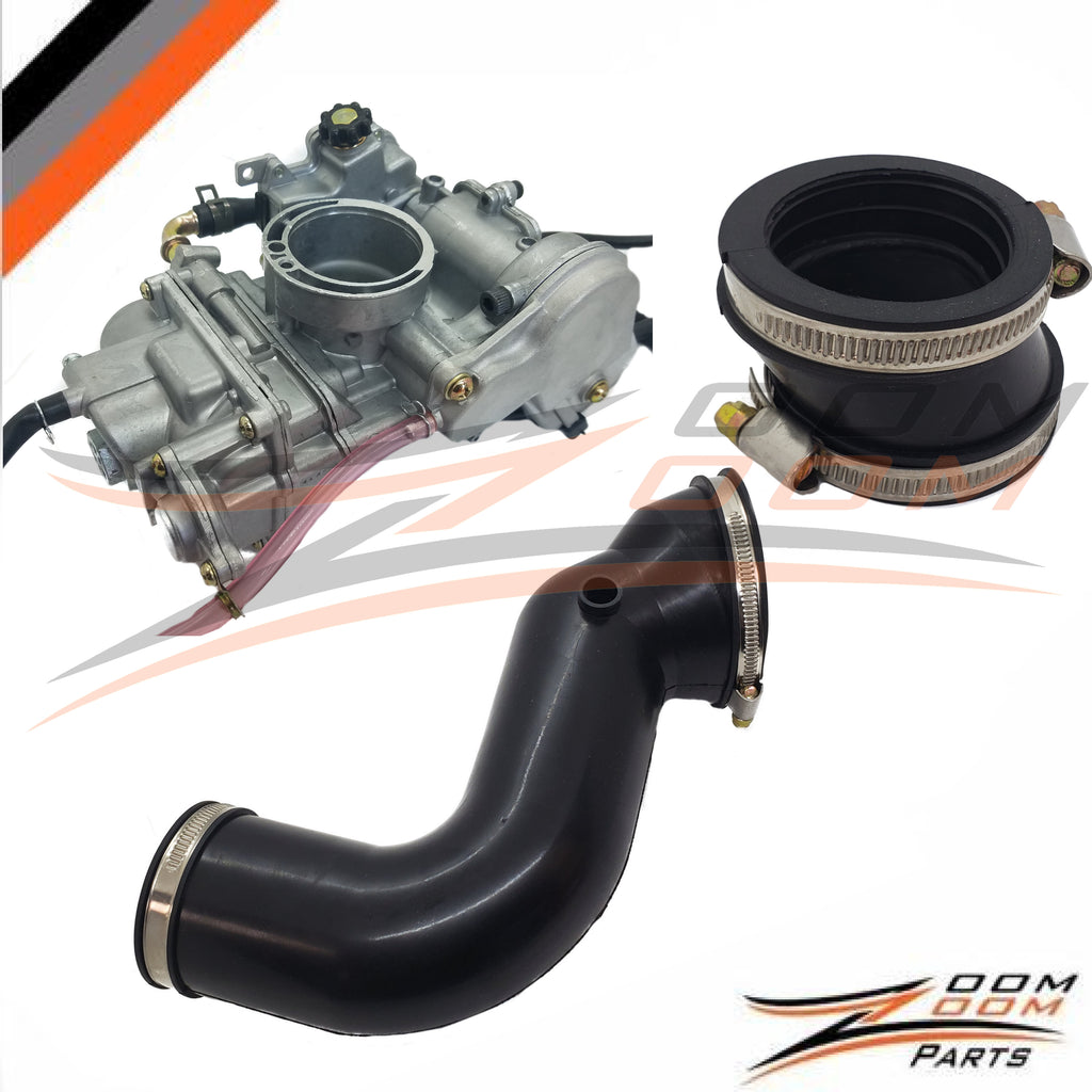 FCR Carburetor and Intake conversion Kit For 2003-2007 SUZUKI LTZ 400 /  2004-2007 ARCTIC CAT DVX 400 / 2003-2006 KAWASAKI KFX 400 FREE FEDEX 2 DAY 