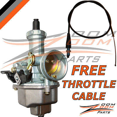 HONDA XR 100 CARBURETOR XR 100R XR100R XR100 1981-2003 FREE THROTTLE CABLE TCL