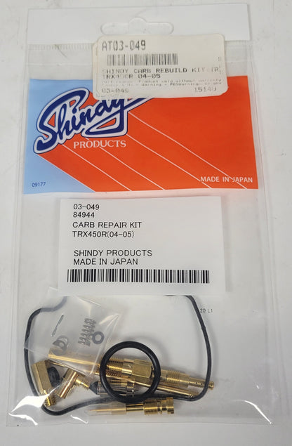 SHINDY CARBURETOR REBUILD KIT 03-049 2004 2005 HONDA TRX 400R TRX400R ATV QUAD