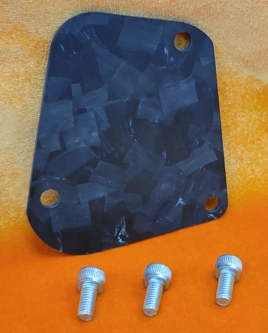 1987-2004 YAMAHA WARRIOR 350 YFM FORGED CARBON FIBER THROTTLE COVER - MADE IN U.S.A