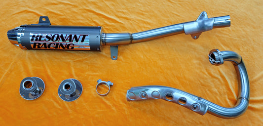 Performance Aluminum Exhaust System For 1987-2004 Yamaha Warrior 350 YFM 350 USFS APPROVED SPARK ARRESTER VER 2.0