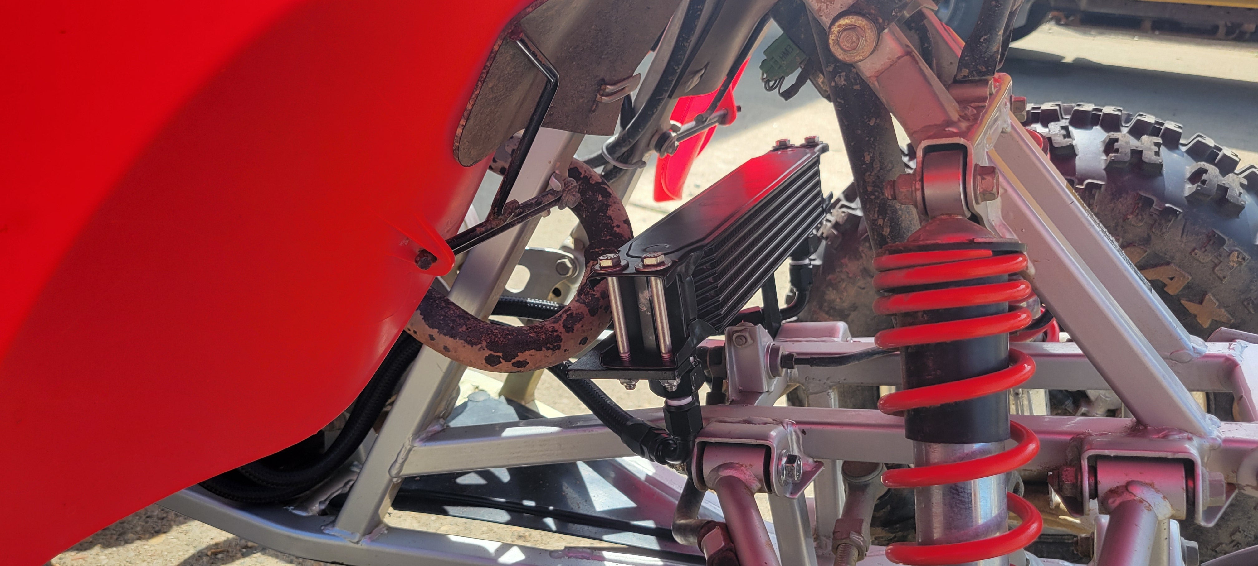 Upgraded Oil Cooler Kit For 1993-2008 Honda trx300ex / 1987-1992