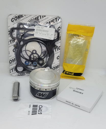 1987-2004 Yamaha Warrior 350 / 2004-2013 Raptor 350 stock bore 83mm Wiseco 10.25:1 Piston Kit Cometic Gasket set ProX cam chain