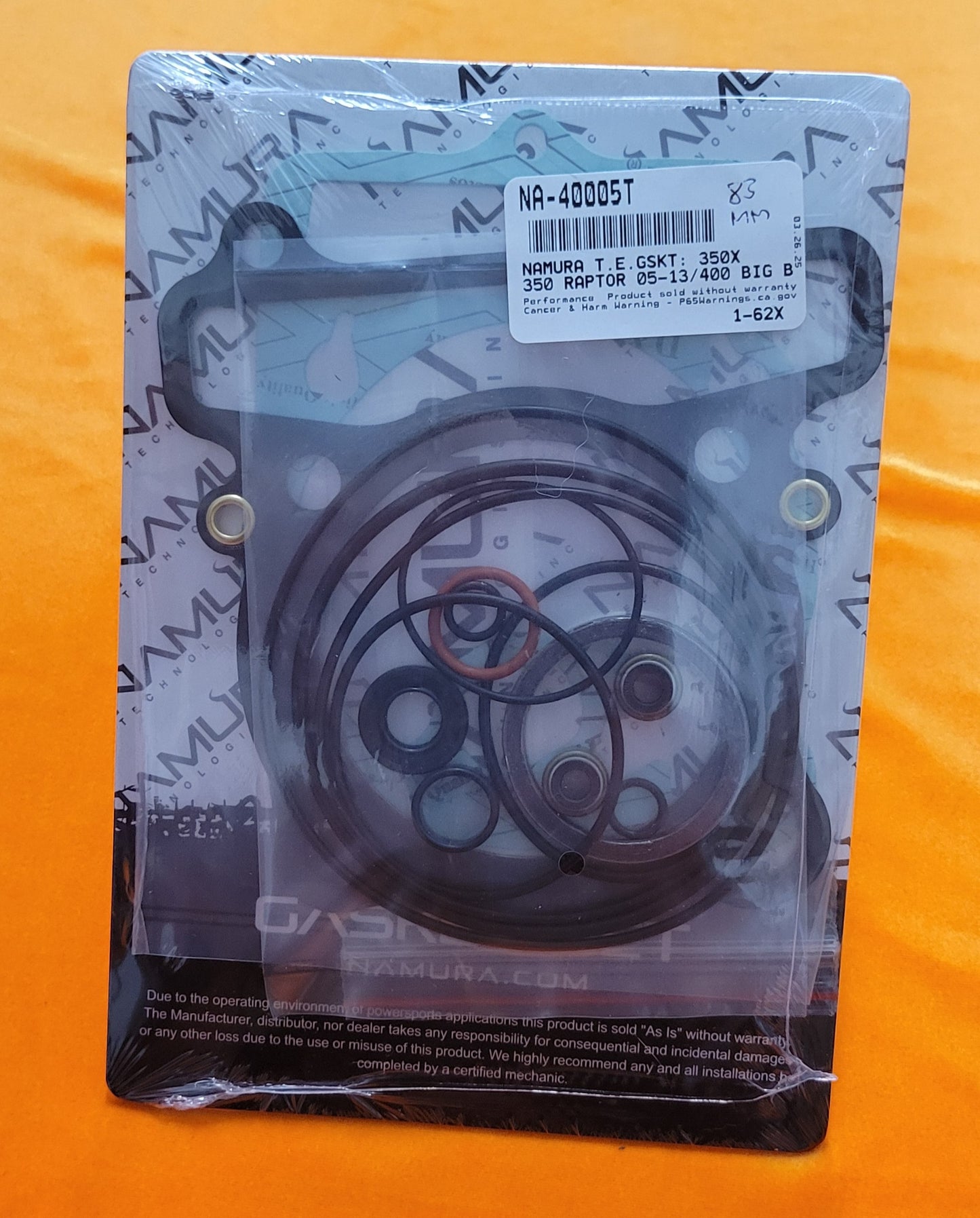 1987 - 2004 Yamaha Warrior 350 yfm Port & Polished Bare Cylinder Head Cam Chain Valves Springs Gasket Kit