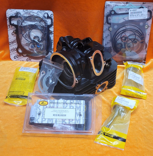 1987 - 2004 Yamaha Warrior 350 yfm Port & Polished Bare Cylinder Head Cam Chain Valves Springs Gasket Kit