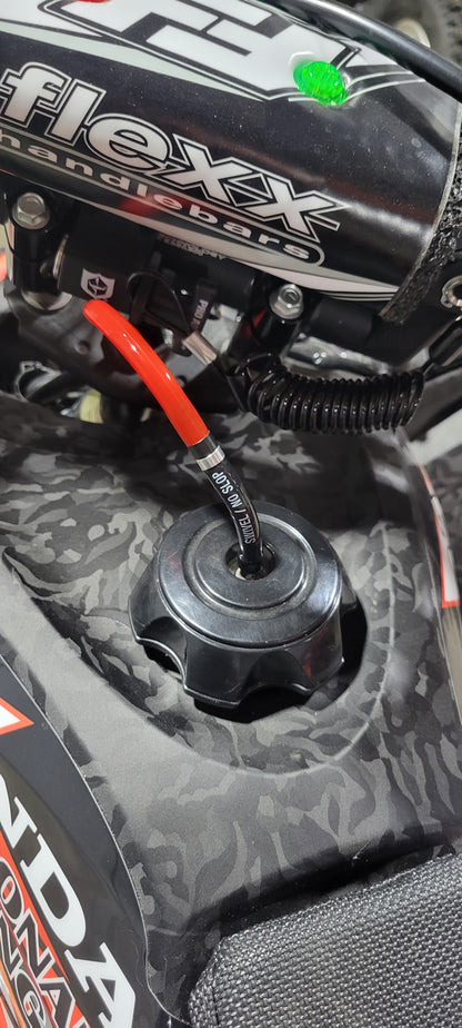 FREEFLO SWIVEL NO-SLOP VENT HOSE FOR GAS CAPS