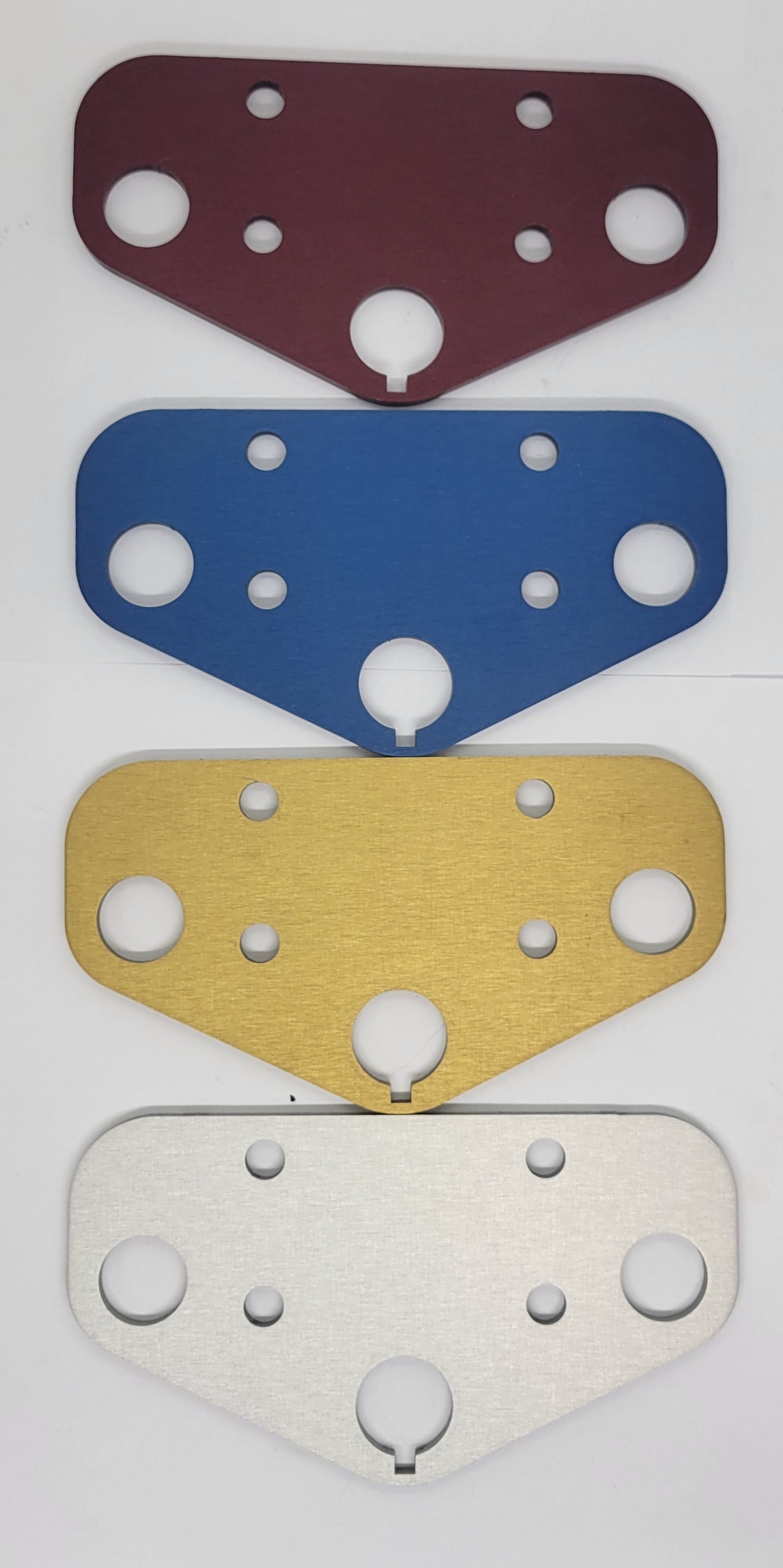 1987-2004 Yamaha Warrior 350 yfm 350 Anodized 6061 Aluminum Dash Plate Neutral Reverse Key Switch - MADE IN U.S.A