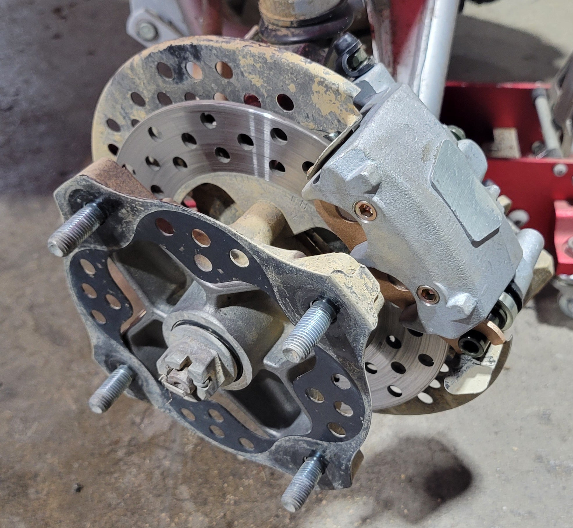 DUAL PISTON FRONT & REAR BRAKE CALIPER UPGRADE FOR 1993-2008 HONDA