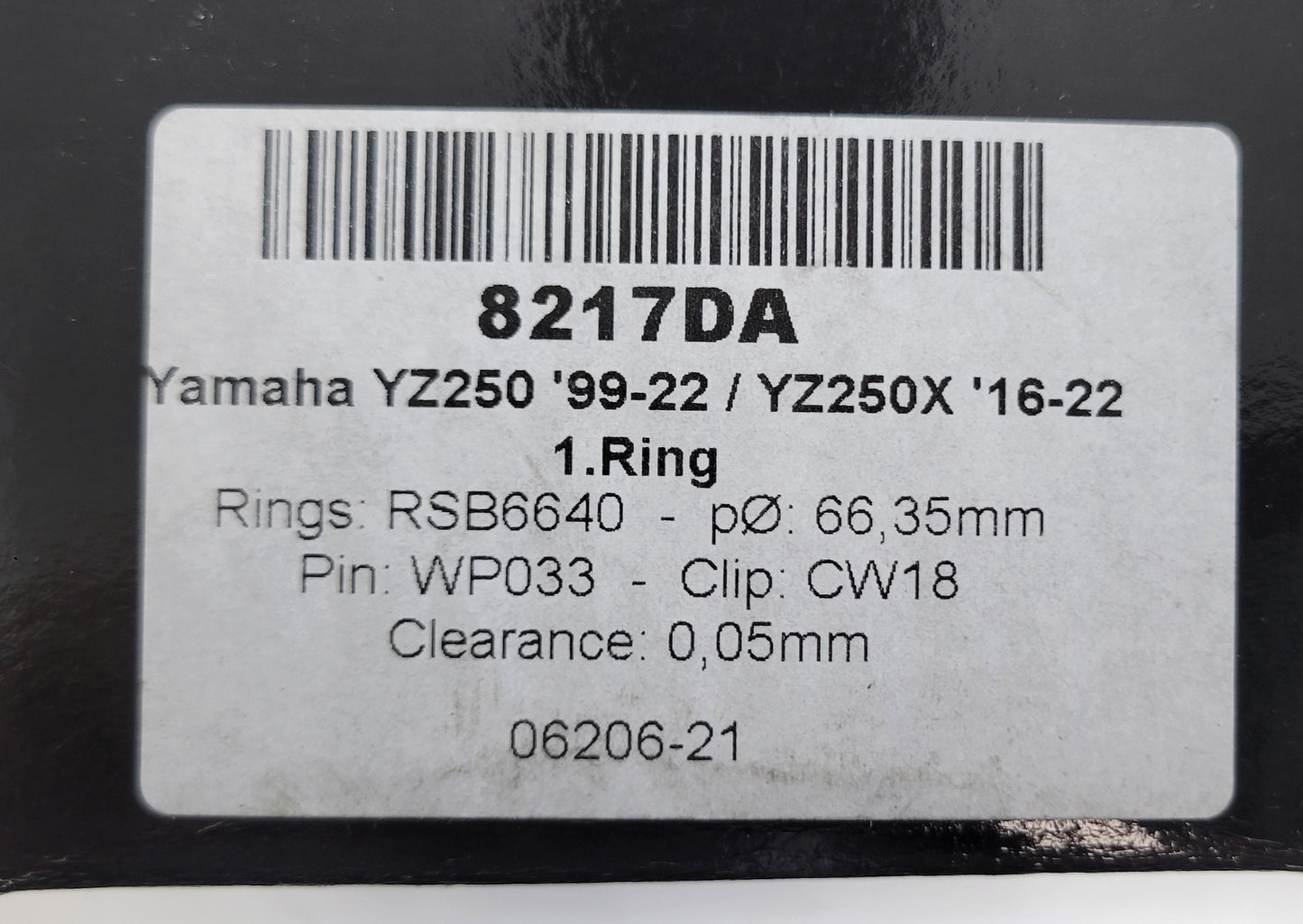 5up-11311-20-00 OEM Block Wossner 8217DA Piston Prox Gasket Kit For 2003-2015 Yamaha YZ250 yz 250
