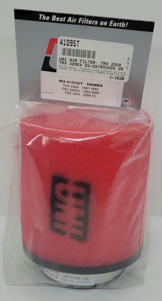 Uni Filter NU-4109ST 2 Stage Air Filter 1993-2008 HONDA TRX300EX / 1987-1992 TRX250X / 2009-2012 TRX300X
