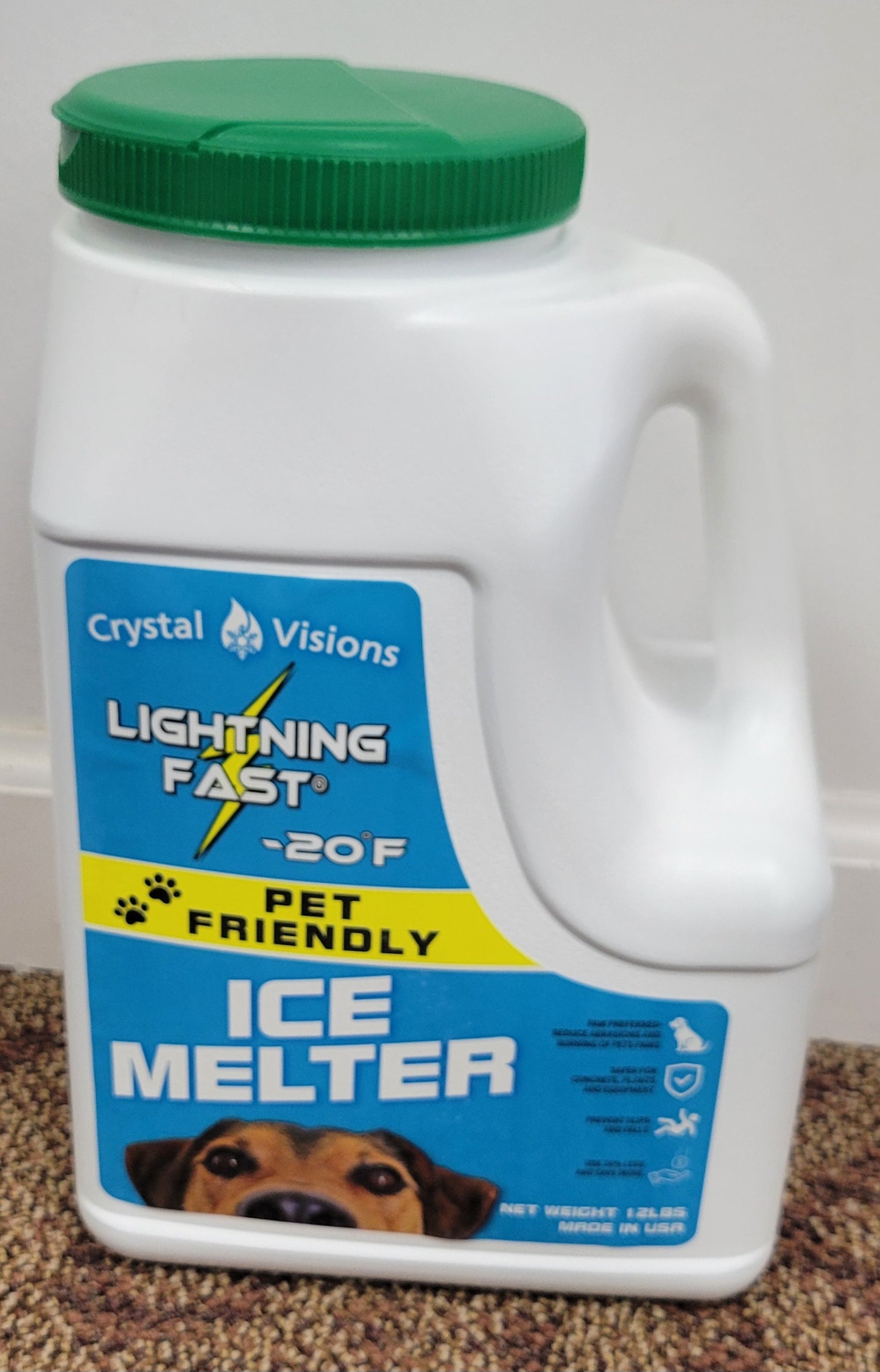 Ice Melter 12 Lb Shaker Jug Pet Friendly Side Walk Concrete Salt
