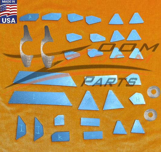 FRAME GUSSET KIT FOR 1993-2008 HONDA TRX300EX / 1987-1992 HONDA TRX250X