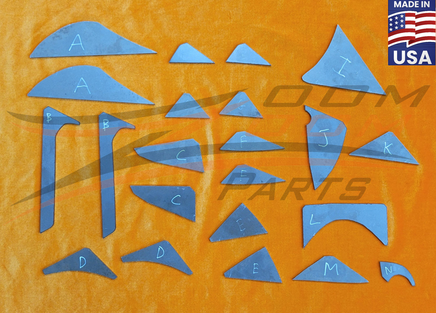 UPGRADED FULL FRAME GUSSET SET FOR 1987-2006 YAMAHA BANSHEE 350