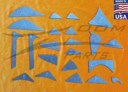 UPGRADED FULL FRAME GUSSET SET FOR 1987-2006 YAMAHA BANSHEE 350