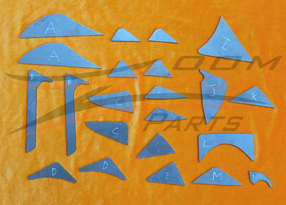 UPGRADED FULL FRAME GUSSET SET FOR 1987-2006 YAMAHA BANSHEE 350