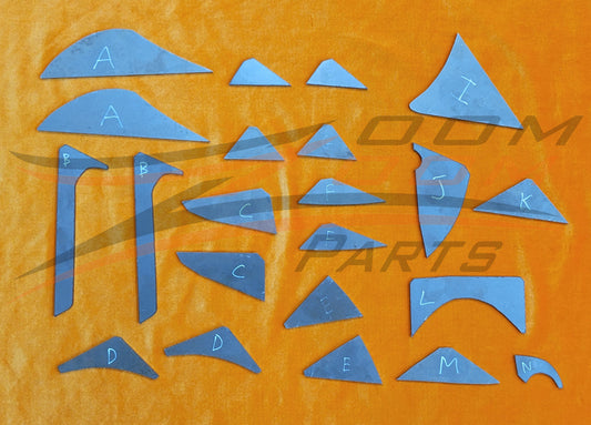 UPGRADED FULL FRAME GUSSET SET FOR 1987-2006 YAMAHA BANSHEE 350