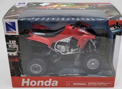 1:12 SCALE DIE-CAST 2009 HONDA TRX450R ATV