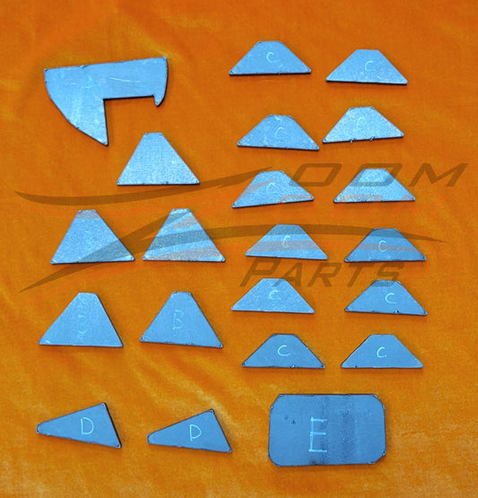 FRAME GUSSET KIT FOR 1987-2006 SUZUKI LT80 / 2003-2006 KAWASAKI KFX80