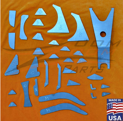 FRAME GUSSET KIT FOR HONDA TRX450R UPGRADED VERSION XC/MX