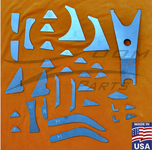 FRAME GUSSET KIT FOR HONDA TRX450R UPGRADED VERSION XC/MX