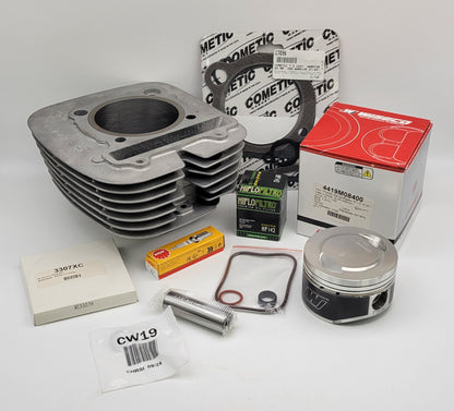 OEM BLOCK 84mm 10.25:1 WISECO PISTON COMETIC GASKET BIG BORE CYLINDER KIT FOR 1987-2004 YAMAHA WARRIOR 350 / 2004-2013 RAPTOR 350