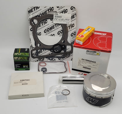 OEM BLOCK 84mm 10.25:1 WISECO PISTON COMETIC GASKET BIG BORE CYLINDER KIT FOR 1987-2004 YAMAHA WARRIOR 350 / 2004-2013 RAPTOR 350