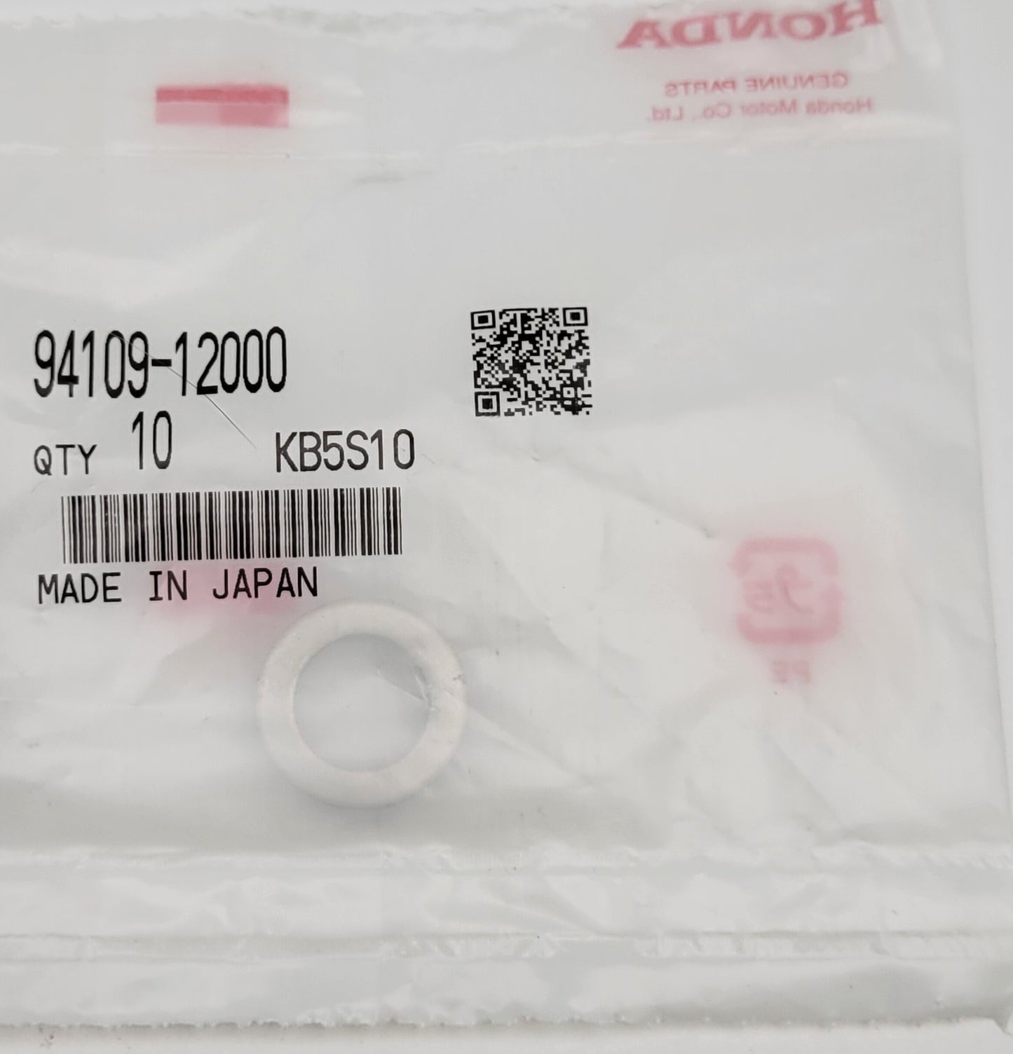 HONDA OEM GASKET DRAIN CRUSH WASHER - 94109-12000
