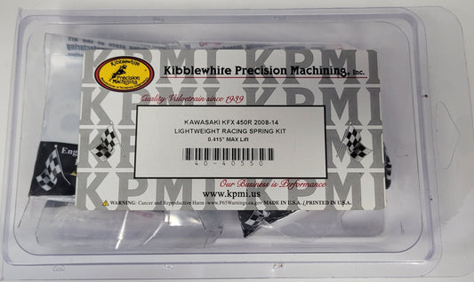 Kibblewhite Lightweight Racing Valve Spring Kit 40-40550 for 2008-2014 KAWASAKI KFX450R