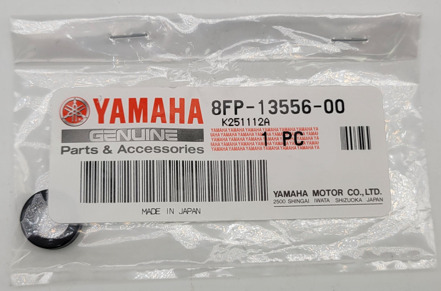 GENUINE YAMAHA OEM RUBBER 8FP-13556-00-00 (INJECTOR PID F2N-819901 - F2N-820500)