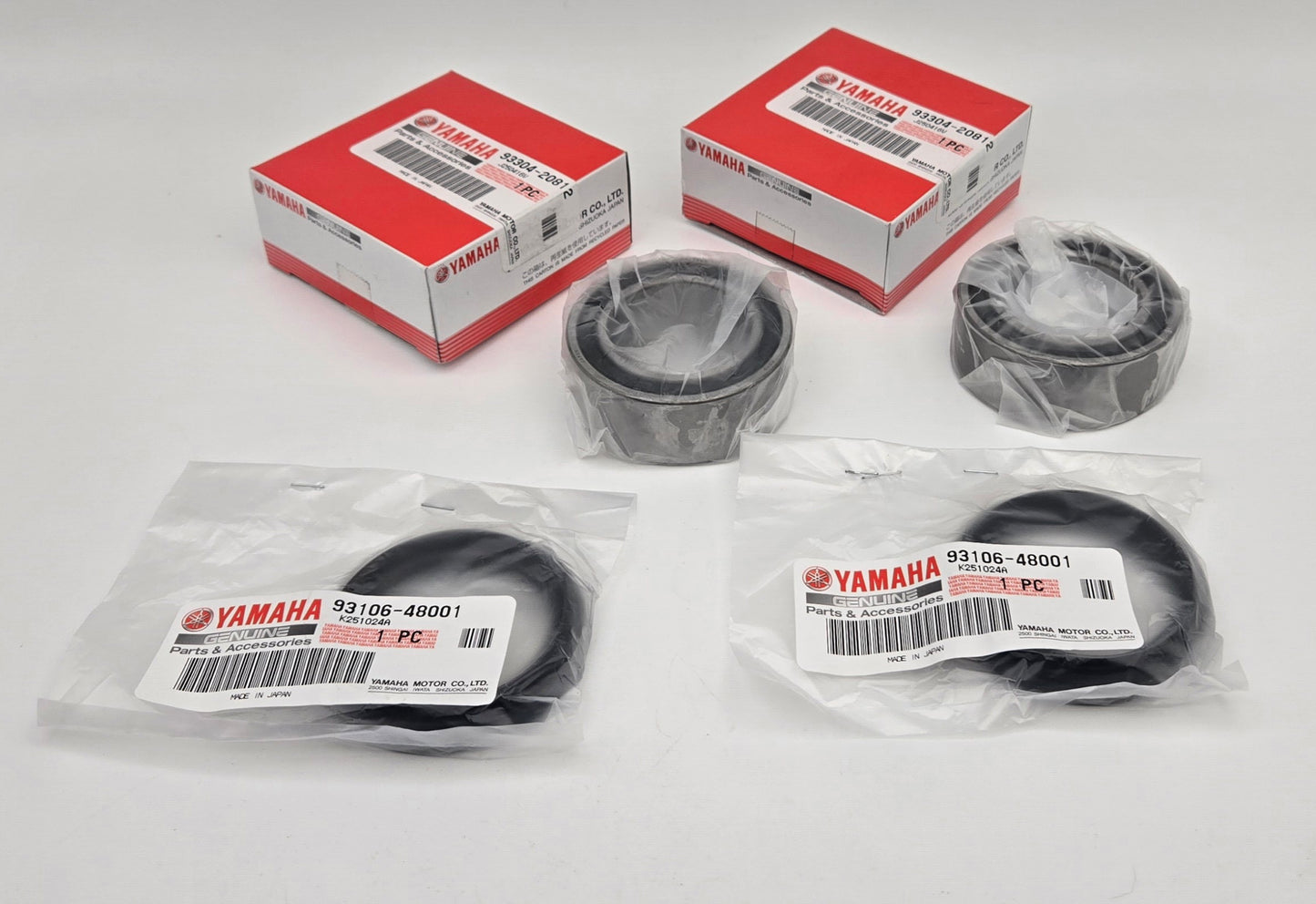 GENUINE OEM YAMAHA AXLE CARRIER BEARINGS AND SEAL KIT FOR 2009-2024 YAMAHA YFZ450R