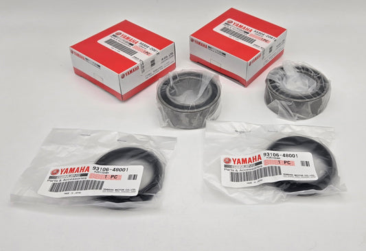 GENUINE OEM YAMAHA AXLE CARRIER BEARINGS AND SEAL KIT FOR 2009-2024 YAMAHA YFZ450R