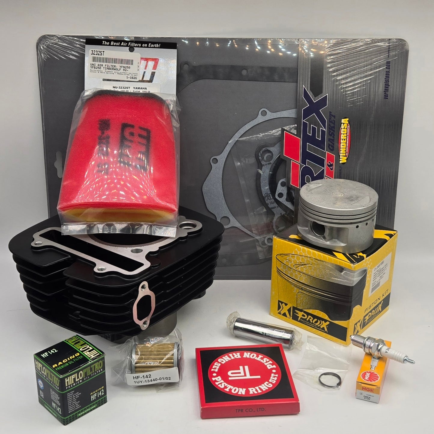 Cylinder Piston Gasket Top End Kit Set for 1997-1999 YAMAHA BIG BEAR 350