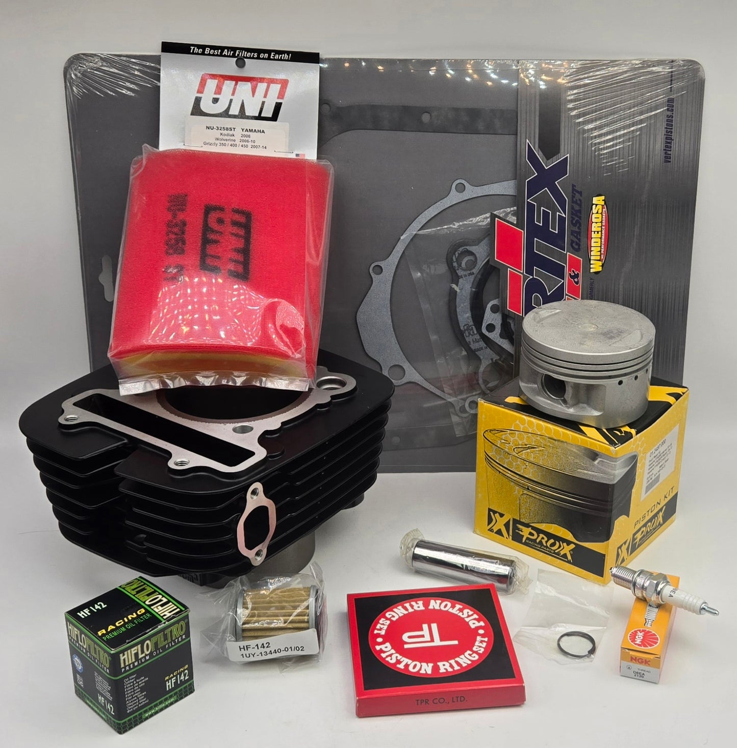 Cylinder Piston Gasket Top End Kit Set for 1995-2005 Yamaha Wolverine 350