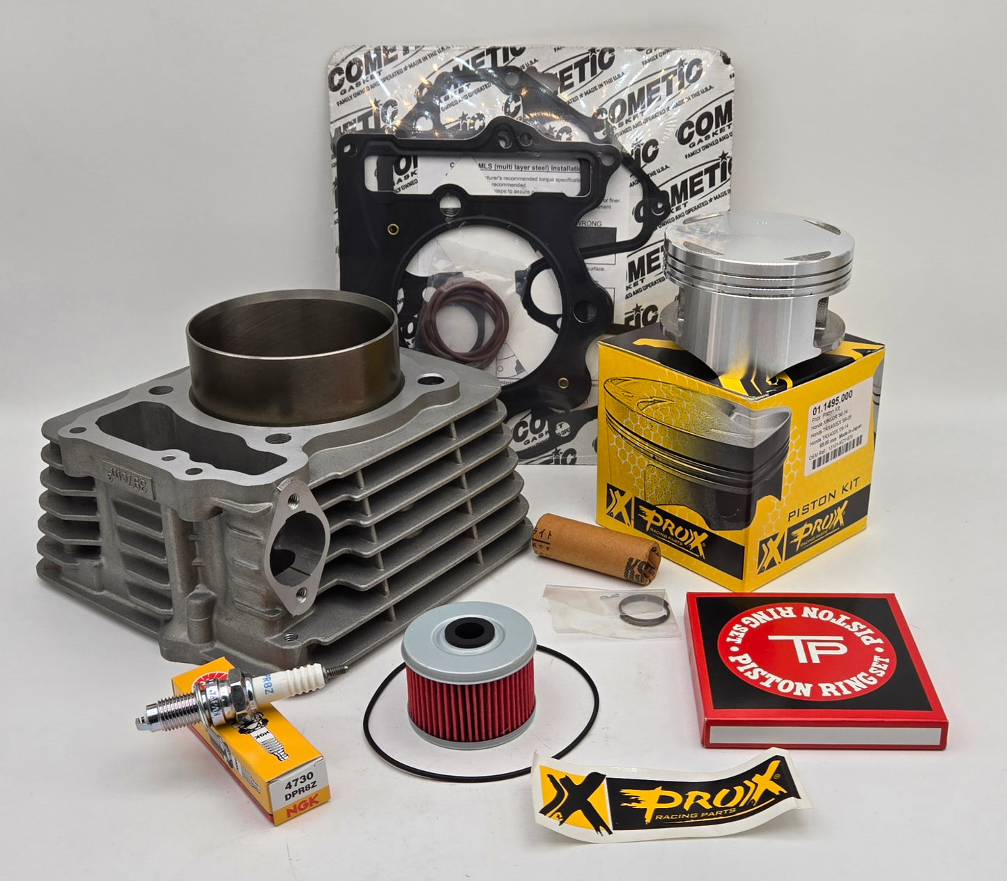 85mm stock bore 10.0:1 ProX Piston Cometic gasket for 1999-2014 Honda trx400ex / trx400x