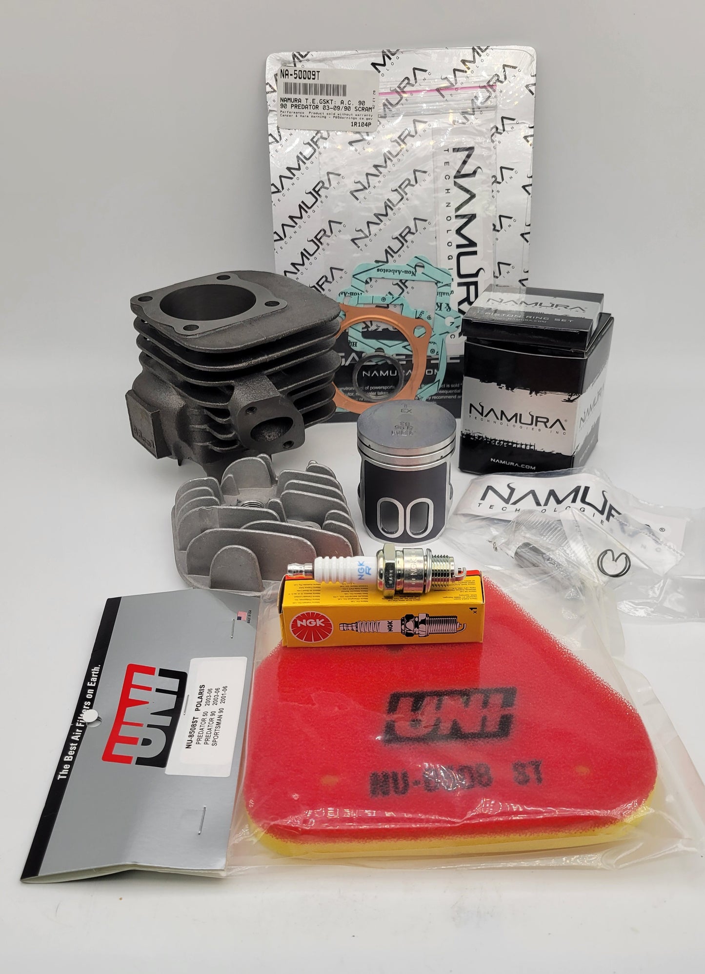 2003 2004 2005 2006 POLARIS PREDATOR 90 2 STROKE PISTON CYLINDER KIT SET KIDS ATV QUAD