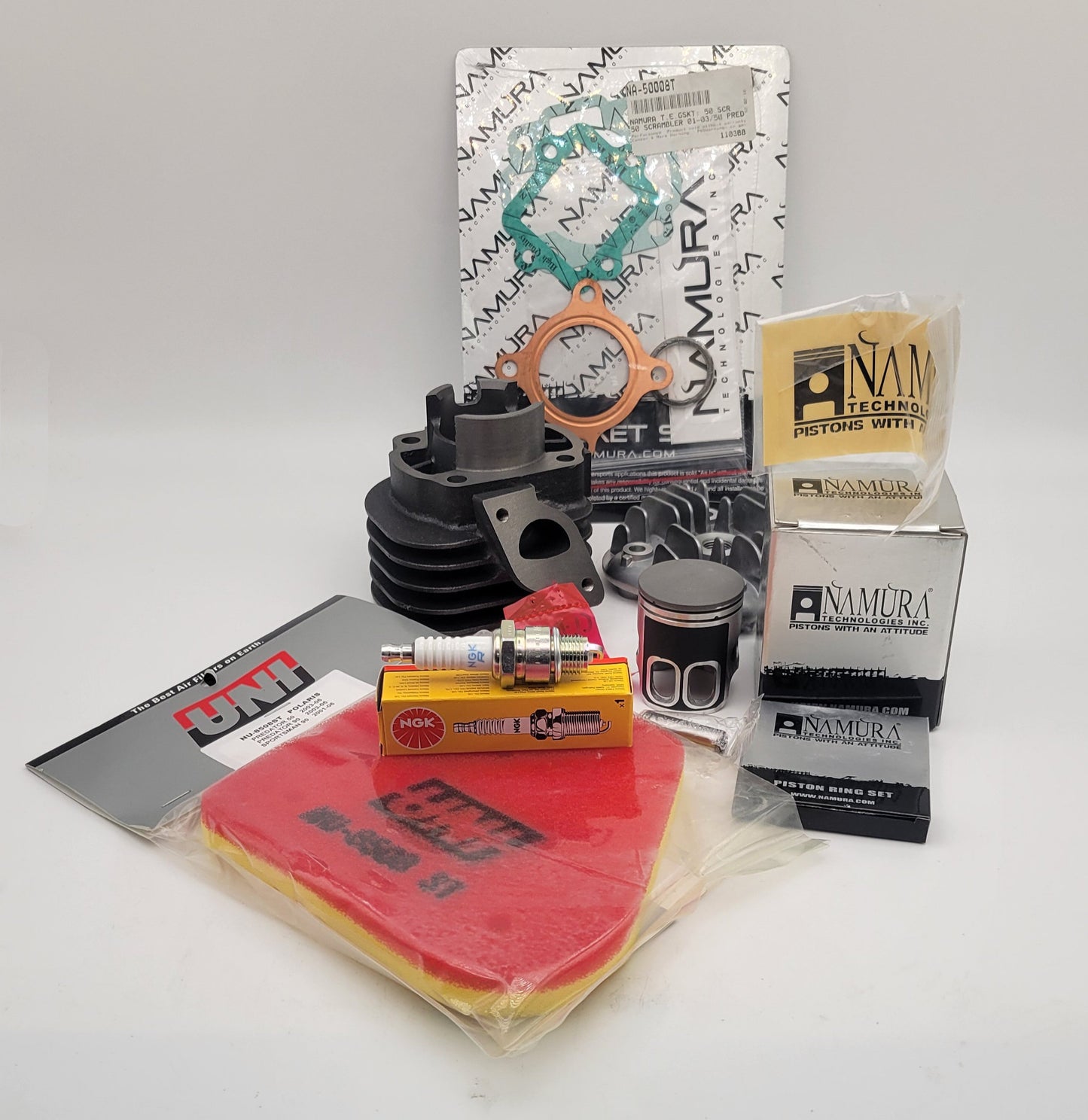2001 2002 2003 POLARIS SCRAMBLER 50 2 STROKE PISTON CYLINDER KIT SET KIDS ATV QUAD
