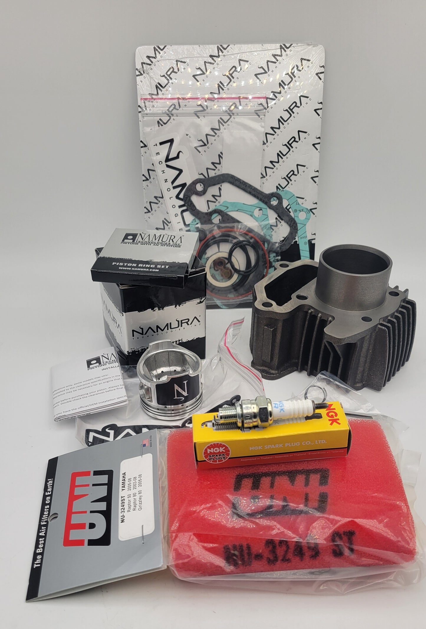 1985 - 2001 YAMAHA BADGER 80 YFM80 4 STROKE PISTON CYLINDER KIT SET KIDS ATV QUAD