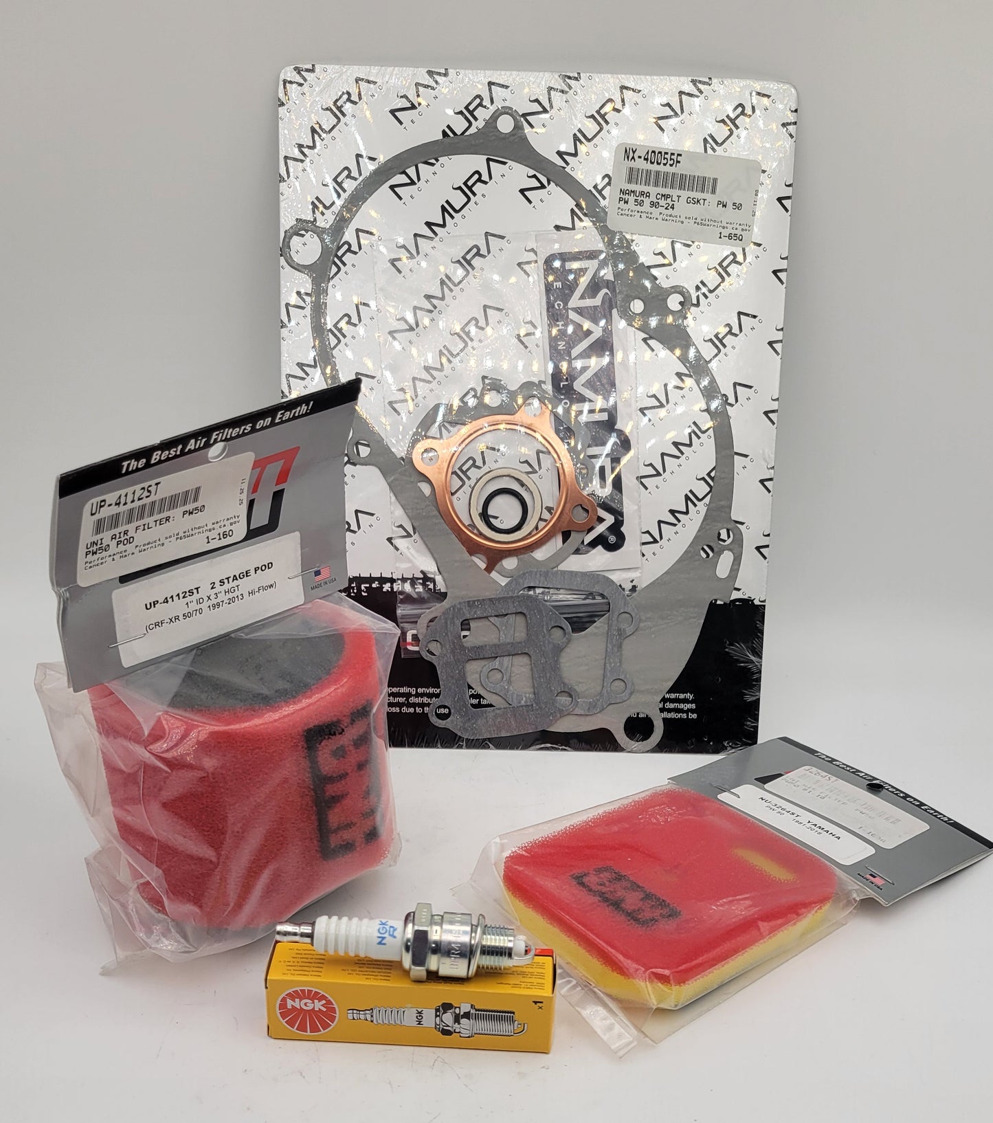 1981 - 2009 YAMAHA PW50 PW 50 PEEWEE PISTON CYLINDER HEAD KIT SET KIDS 2 STROKE DIRT PIT BIKE