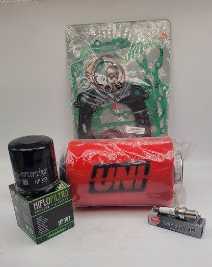 1997 - 2012 POLARIS SCRAMBLER 500 PISTON CYLINDER TOP END REBUILD KIT 2x4 4x4 UTILITY ATV QUAD