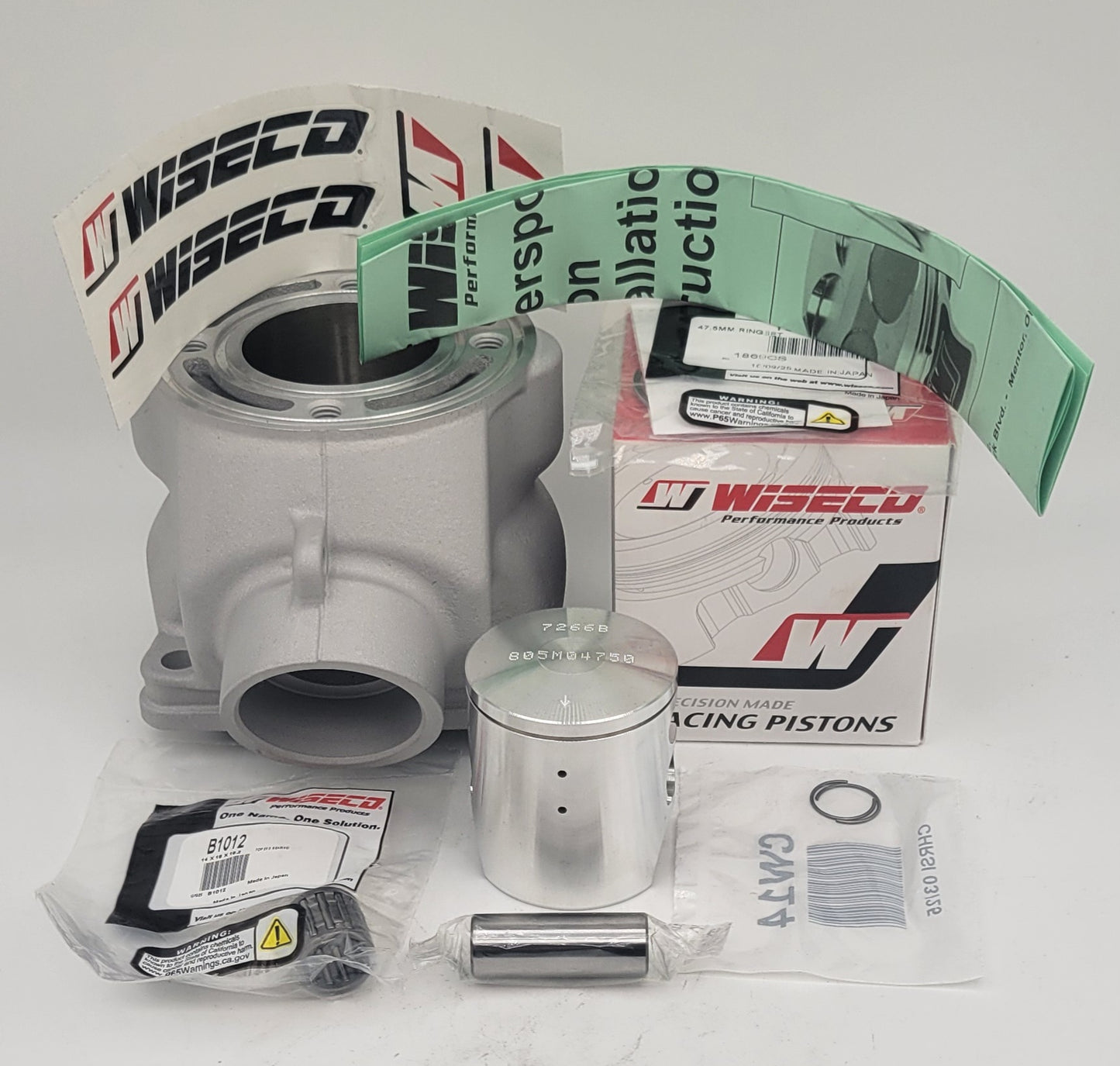 2002 - 2014 YAMAHA YZ85 YZ 85 PISTON NIKASIL CYLINDER TOP END REBUILD KIT KIDS 2 STROKE DIRT PIT BIKE