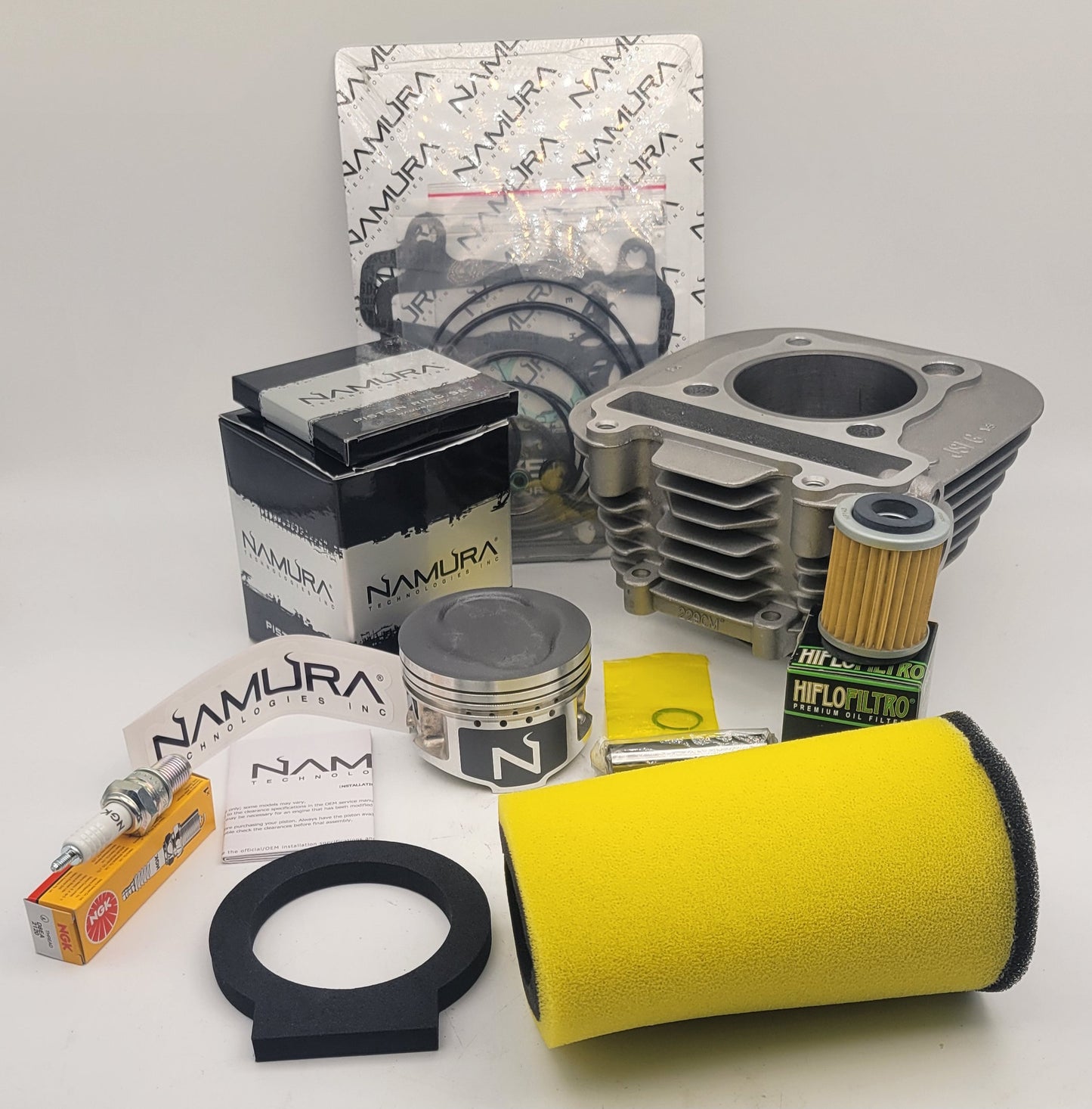 1992 - 2000 YAMAHA TIMBERWOLF 250 YFM250 PISTON CYLINDER TOP END REBUILD KIT ATV QUAD